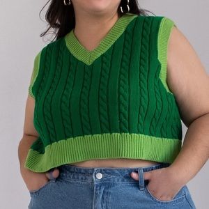 Shiny By Nature Crop Vest